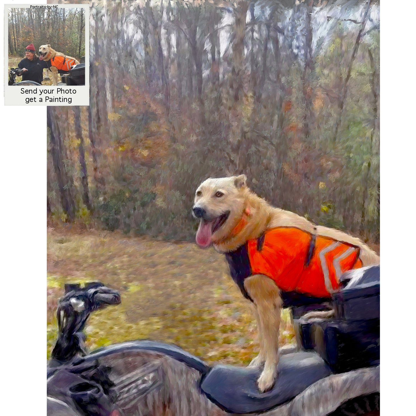 Hunting Dogs - Hunting Dog Digital Portrait