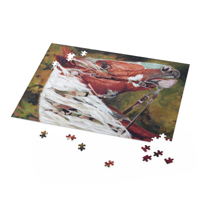 Warriors Horse - Photo Puzzle (120, 252, 500-Piece)