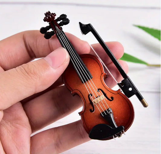 Violoncelle miniature - Accessoire de maison de poupée pour instrument de musique - Accessoires de photographie - BJD
