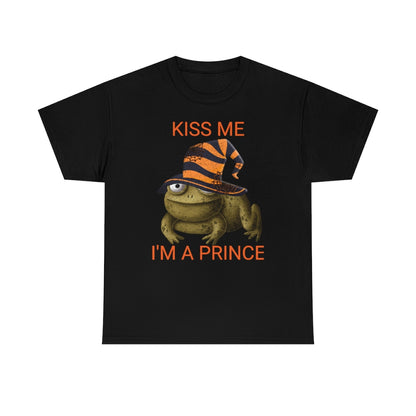 Kiss Me I'm a Prince - Halloween Toad Heavy Cotton Tee
