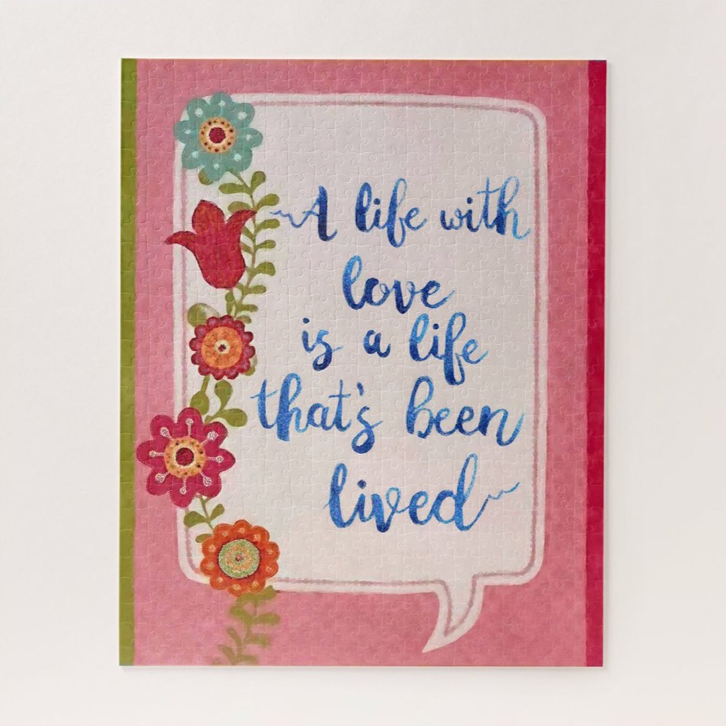 A life with love puzzle