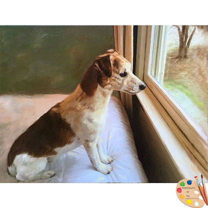 Jack Russell Dog Painting 461