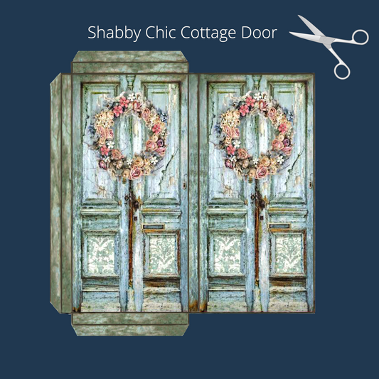 Porte de Cottage Shabby Chic - fichier PNG imprimable gratuit