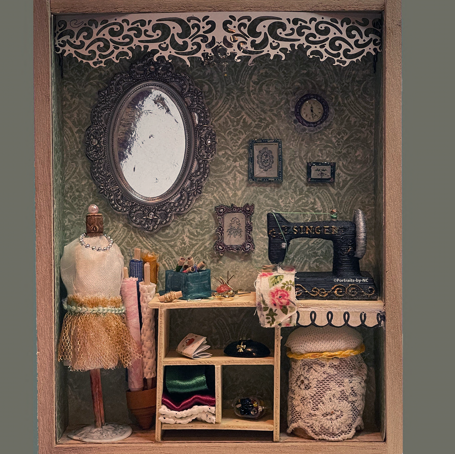 Custom Made Miniature Room Box