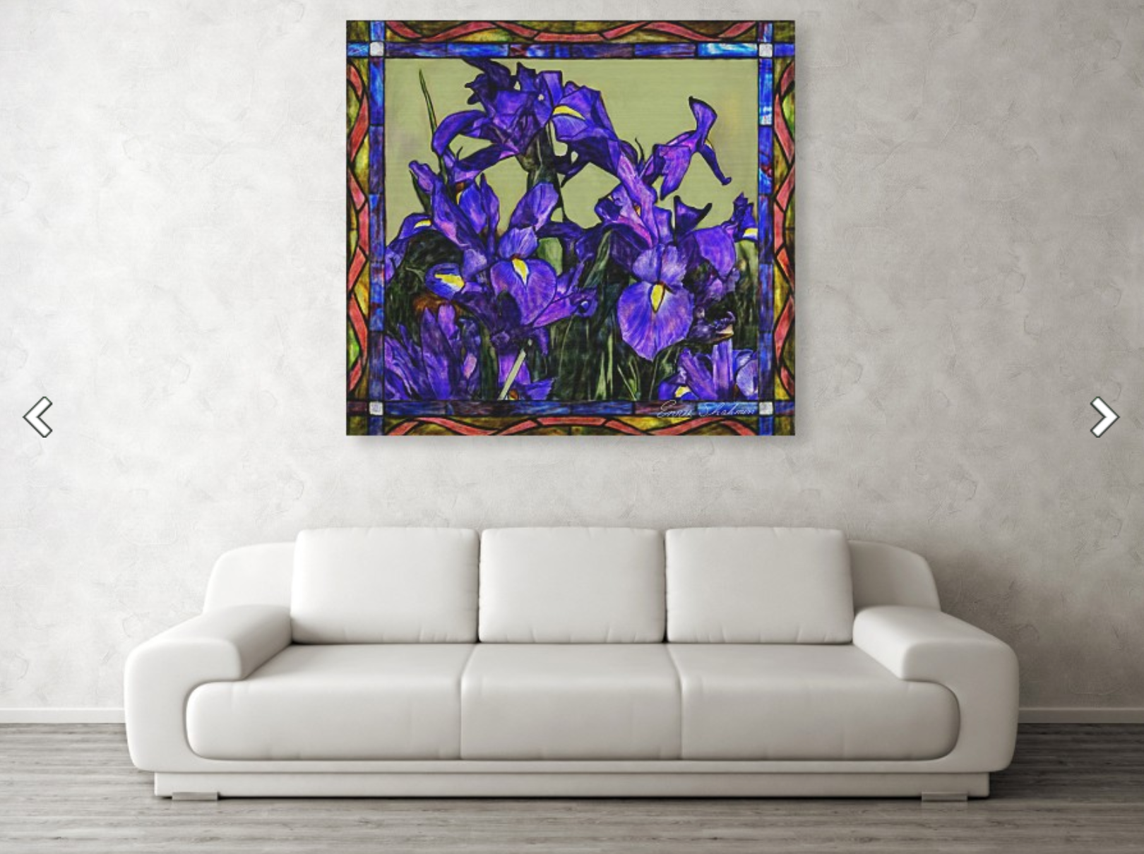 Blue Iris Wall Art Metal Print