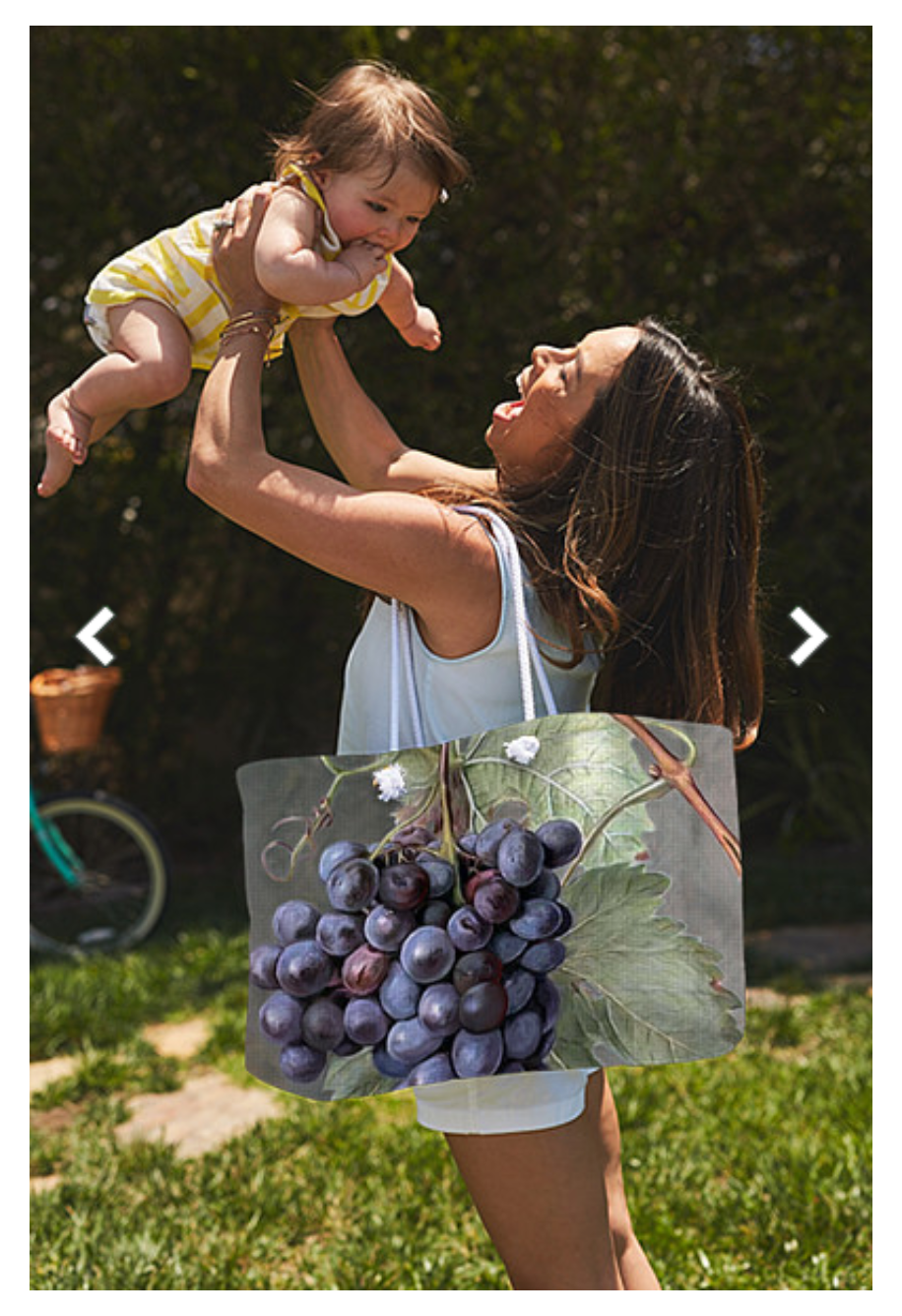 Grapes - Weekender Tote Bag - Portraits by NC
