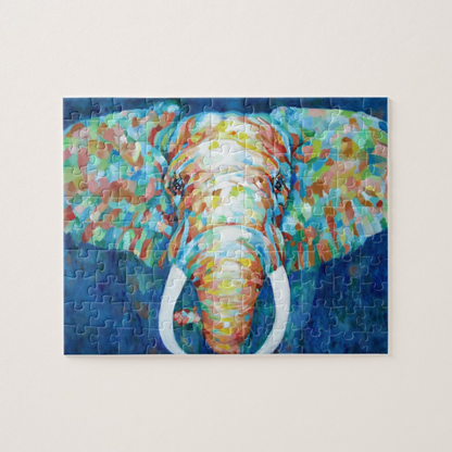 colorful elephant puzzle