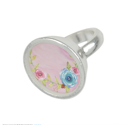 Silver Plated Ring - Floral Poetry