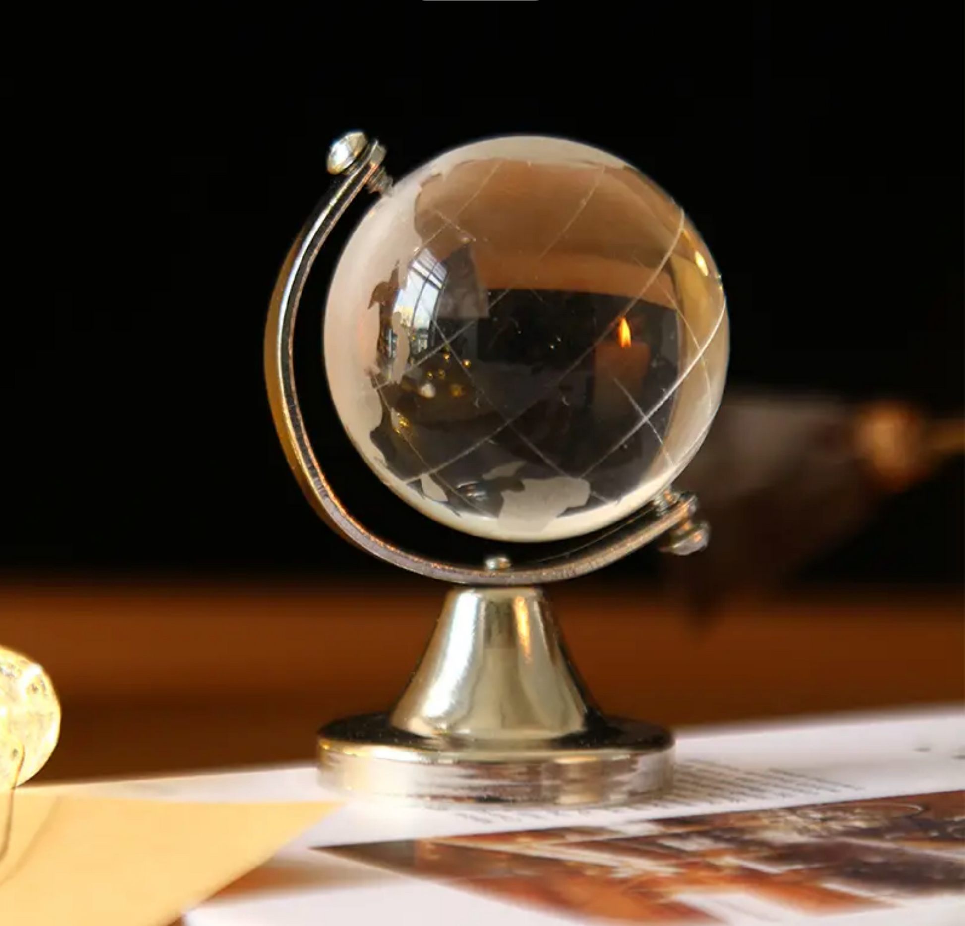 Miniature Glass Globe 1/6 Scale Doll Accessory