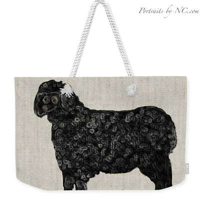 Black Sheep - Weekender Tote Bag - Portraits by NC