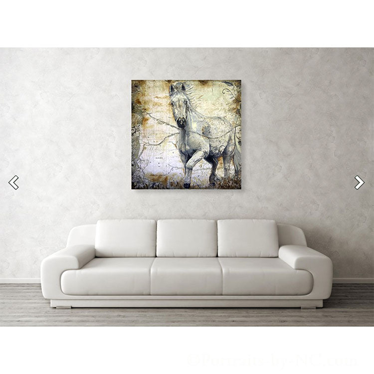 Whispers Across the Steppe Acrylic Print wall print