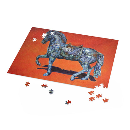 Fotopuzzle (120, 252, 500 Teile) – Indigo-Pferdepuzzle