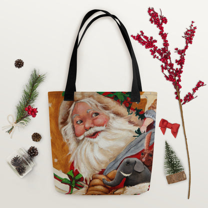 Tote bag - Santa Claus 15x15in