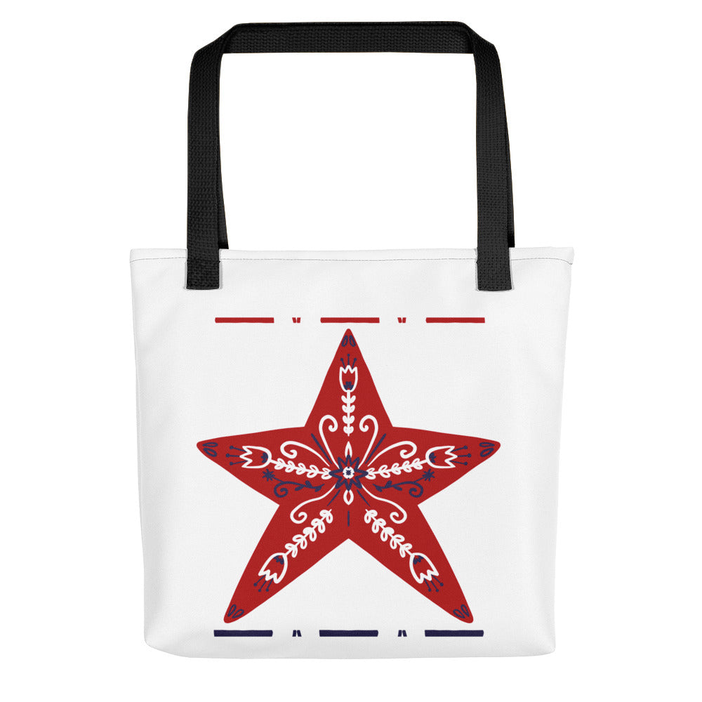 Tote bag - Skandinavian Design Red Star