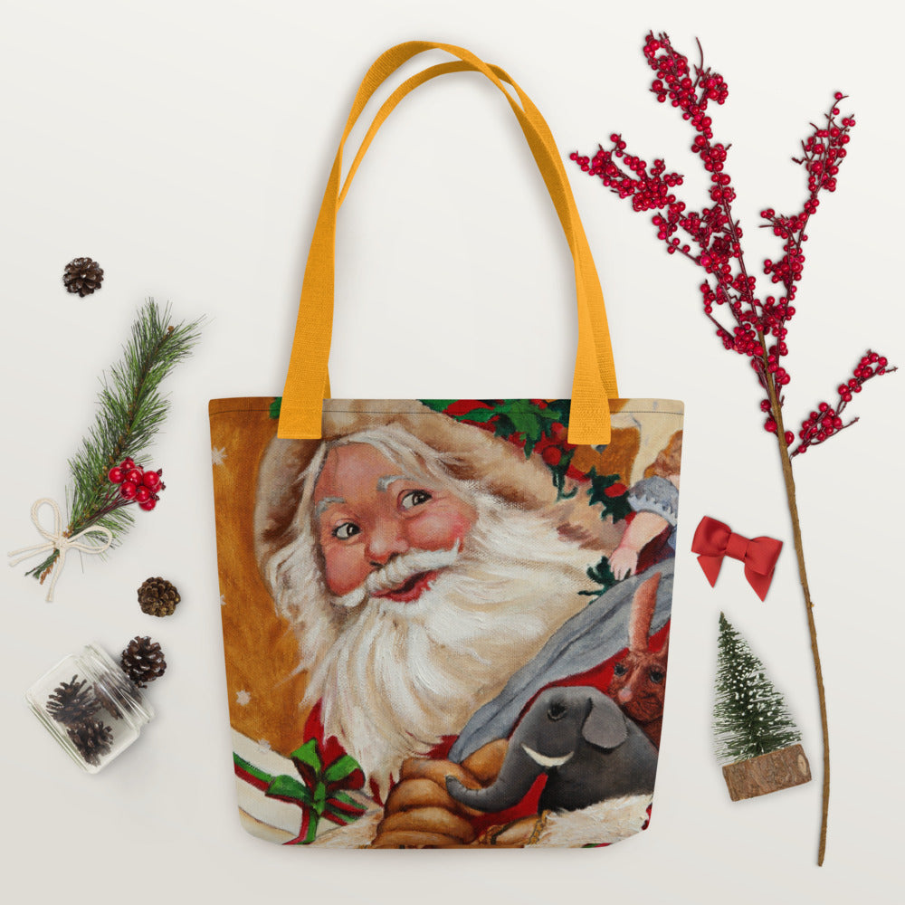 Einkaufstasche - Weihnachtsmann 15x15in