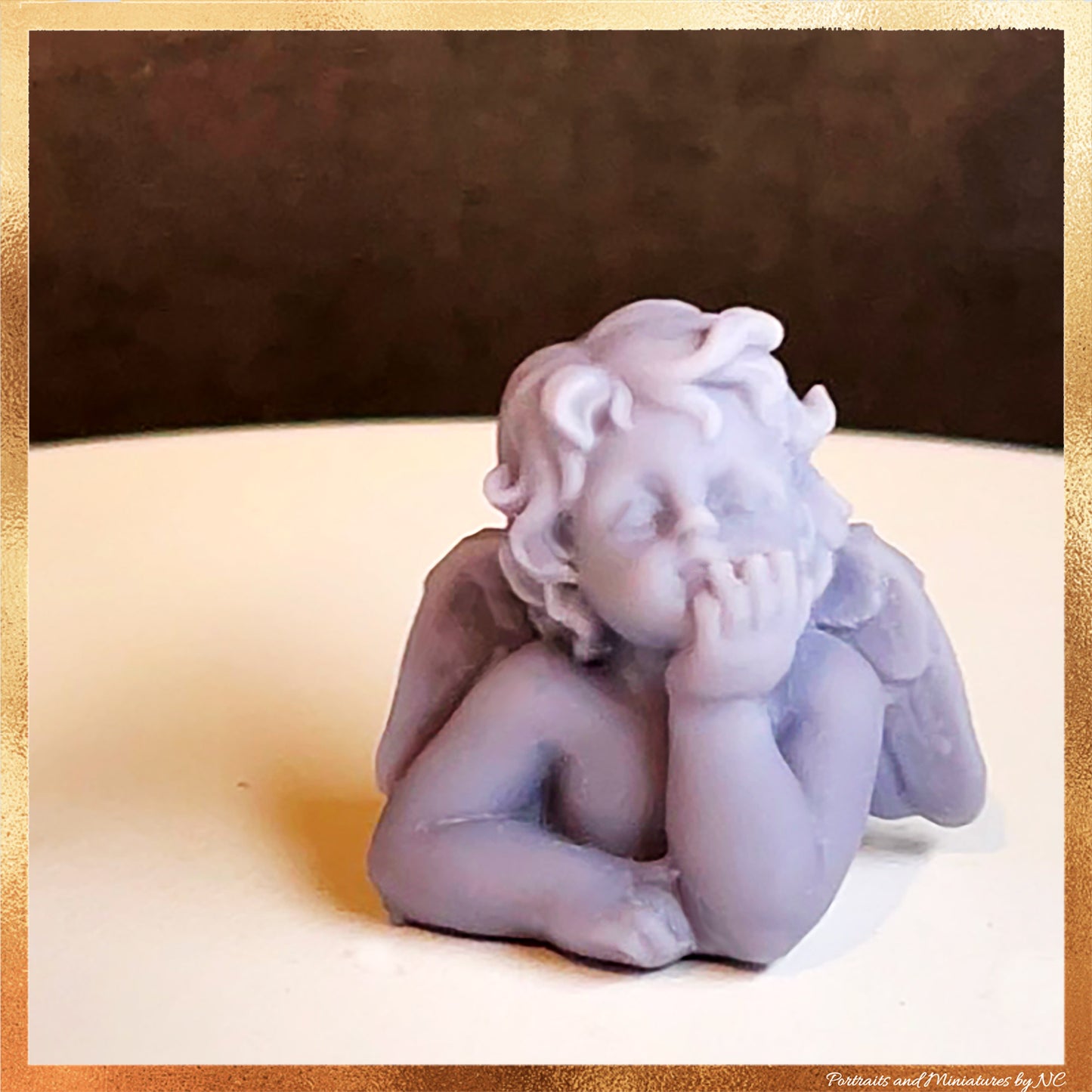 1:12 Scale Miniature Bust - Angel- Dollhouse Statuary
