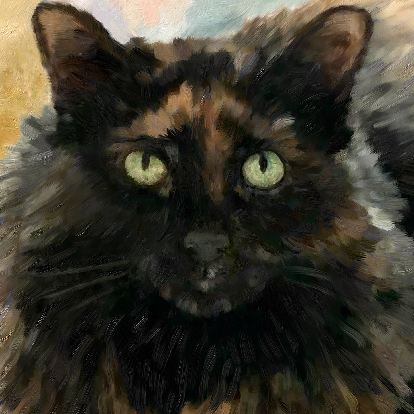 Black Calico Cat