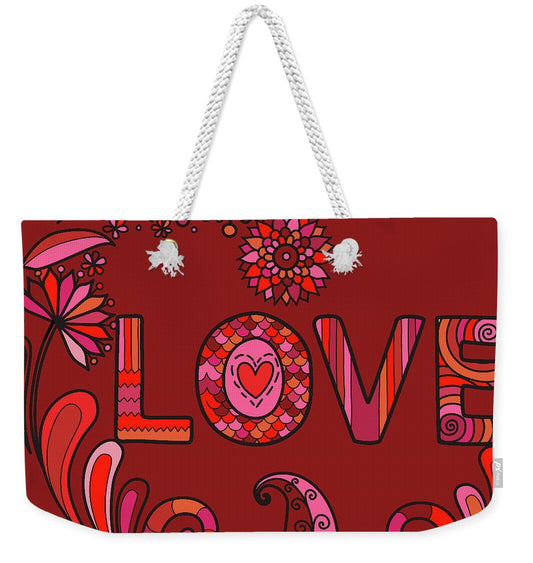 Boho Love - Weekender Tote Bag - Portraits by NC