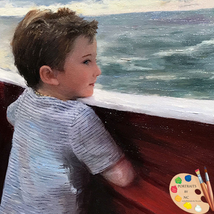 Boy Portrait Boy at Sea 583 - Portraits by NC