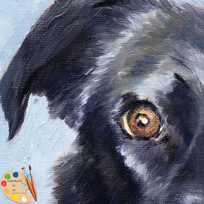 Labrador Eye Painting 587