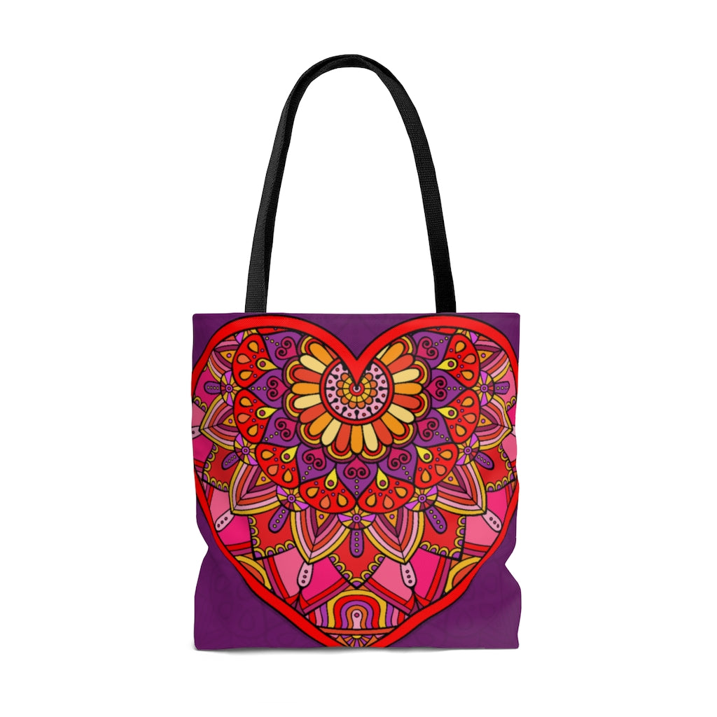 Tote Bag - Colorful Heart large