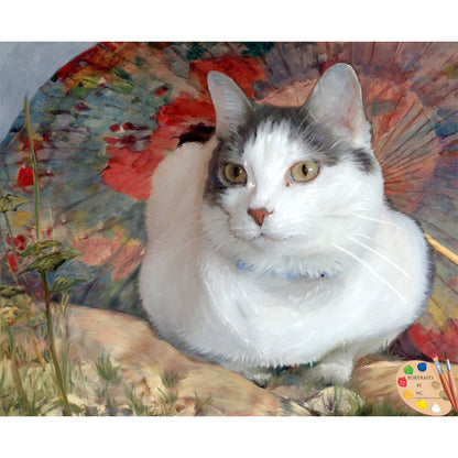 Cat Portrait Sweetie Pie 286 - Portraits by NC