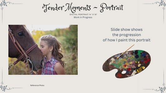Tender Moments Video Painting Progression