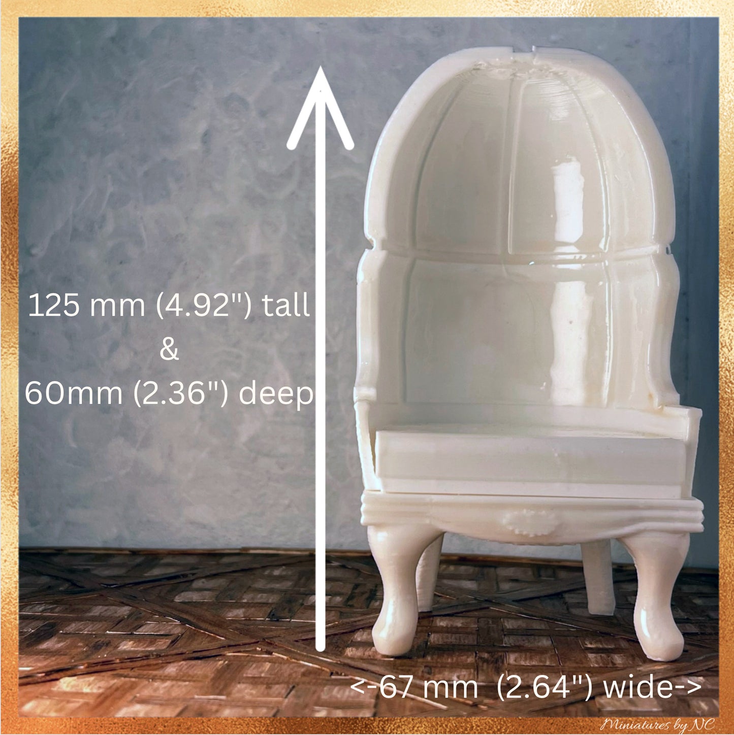 1/12 scale Canopy chair size
