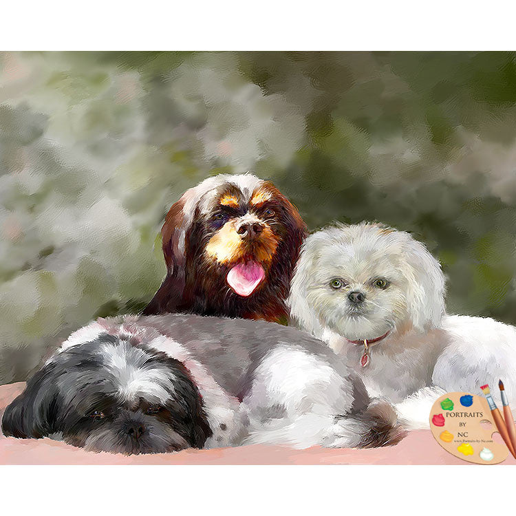 Group Dog Painting 561