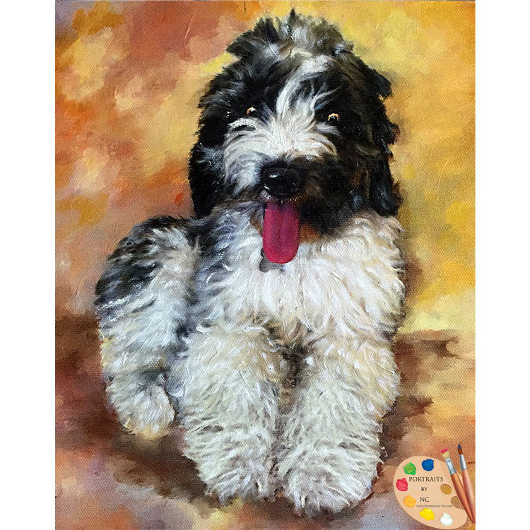 Doodle Dog Painting 398