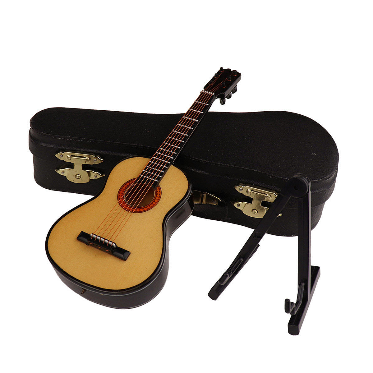 Classical Guitar Miniature Musical Instruments for 1 12 and 1 6 Scale Doll Accessory