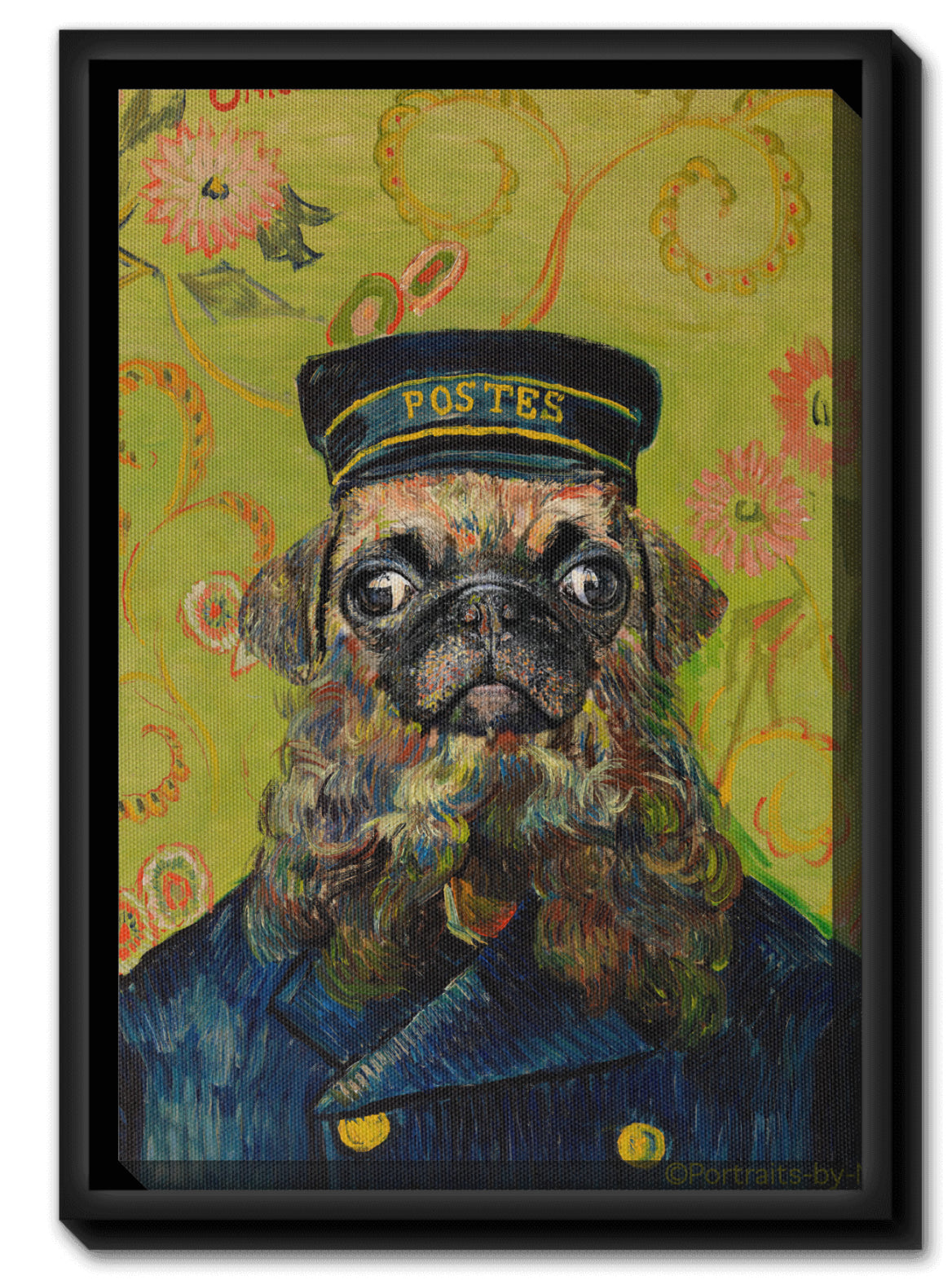 ANIMAUX DE COMPAGNIE EN COSTUME - Costume de maître de poste de Van Gogh
