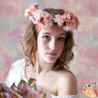 Flower Girl Portrait 221