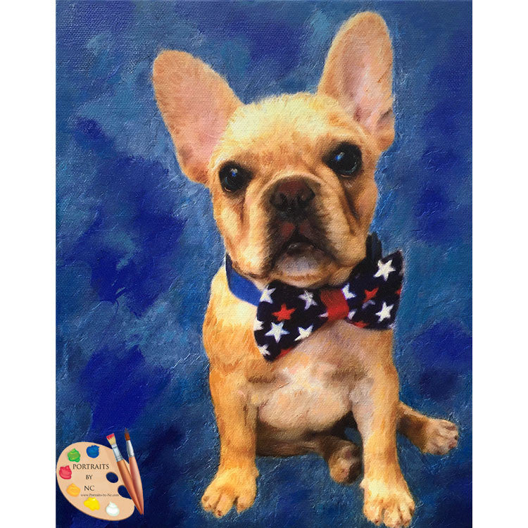 French Bulldog Puppy Painting 374