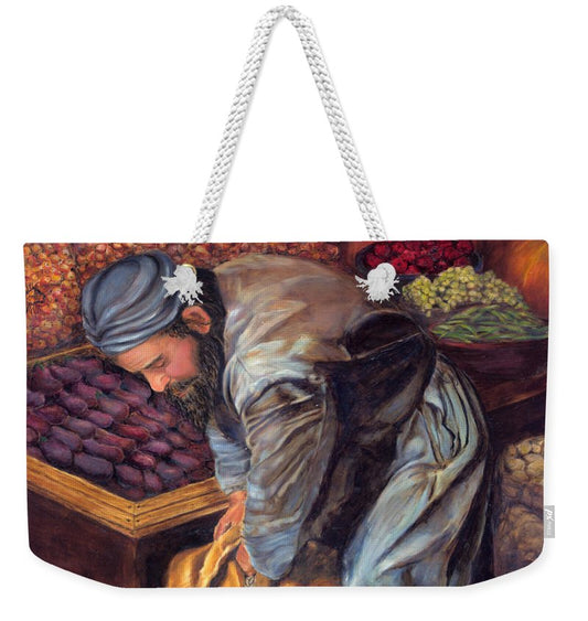 Weekender Tote Bag - Sac fourre-tout personnalisable - Conception de vendeur de fruits