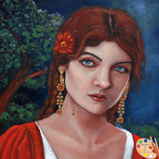 Gypsy Woman Painting 179