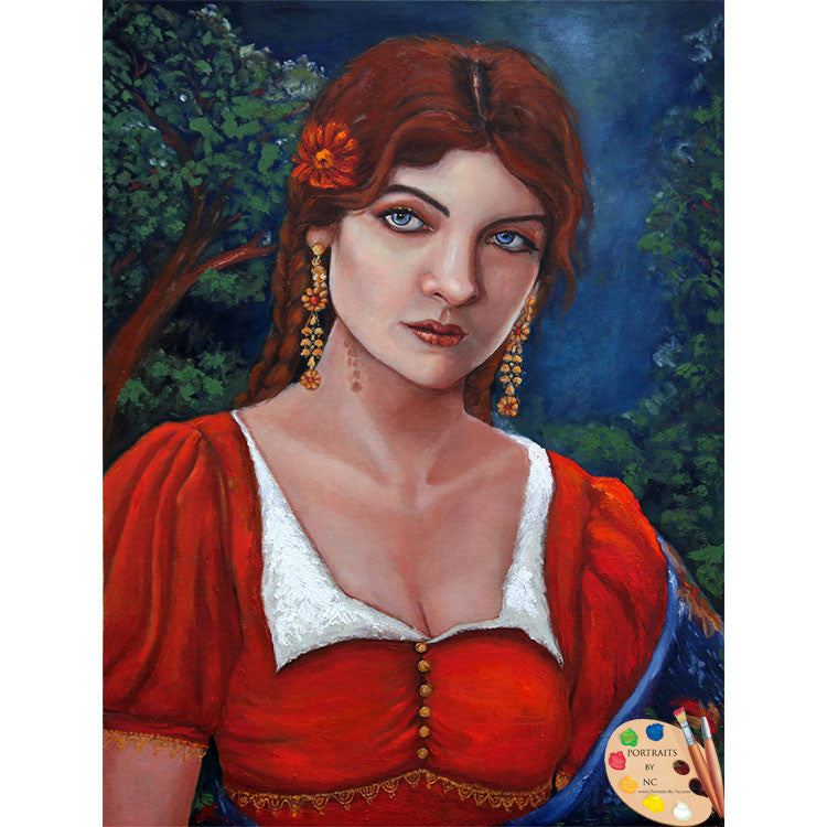 Gypsy Woman Print 179