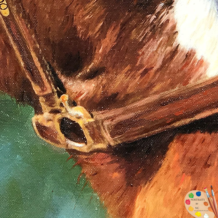 Portraits de chevaux - Portrait à l'huile 591