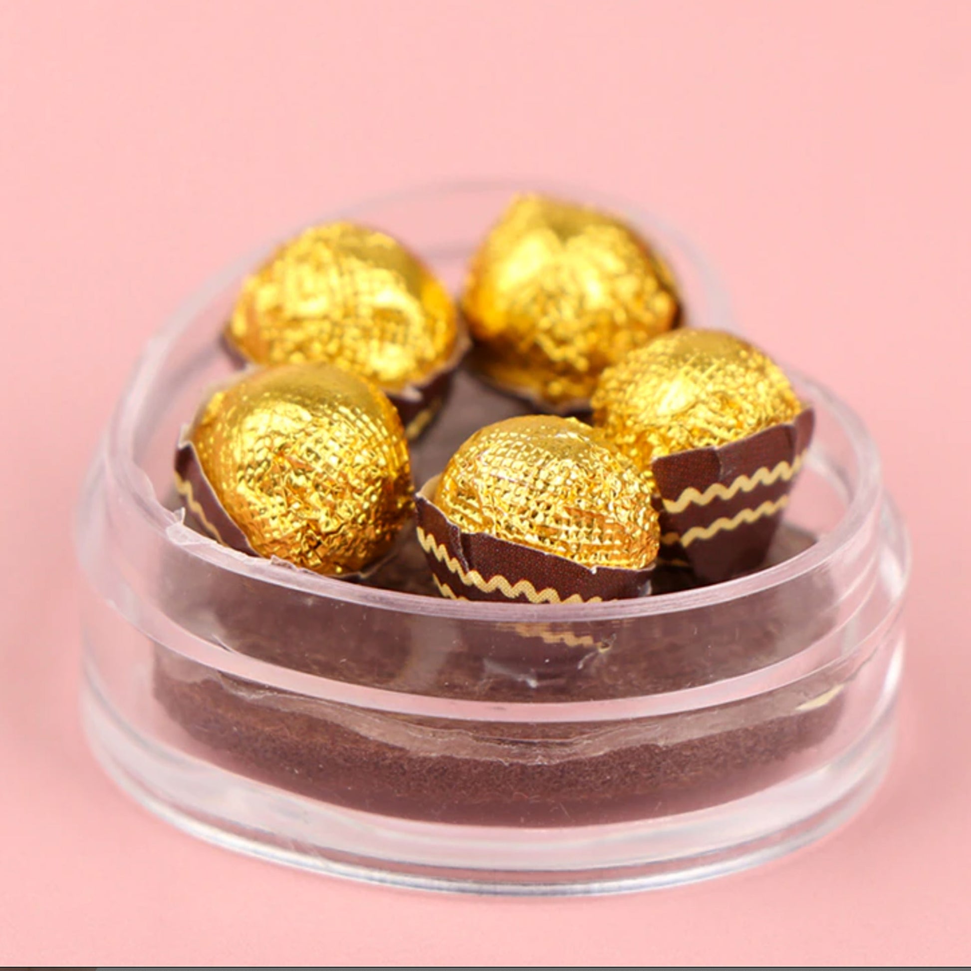 Miniature Ferrero Chocolate  Heart Shape detail