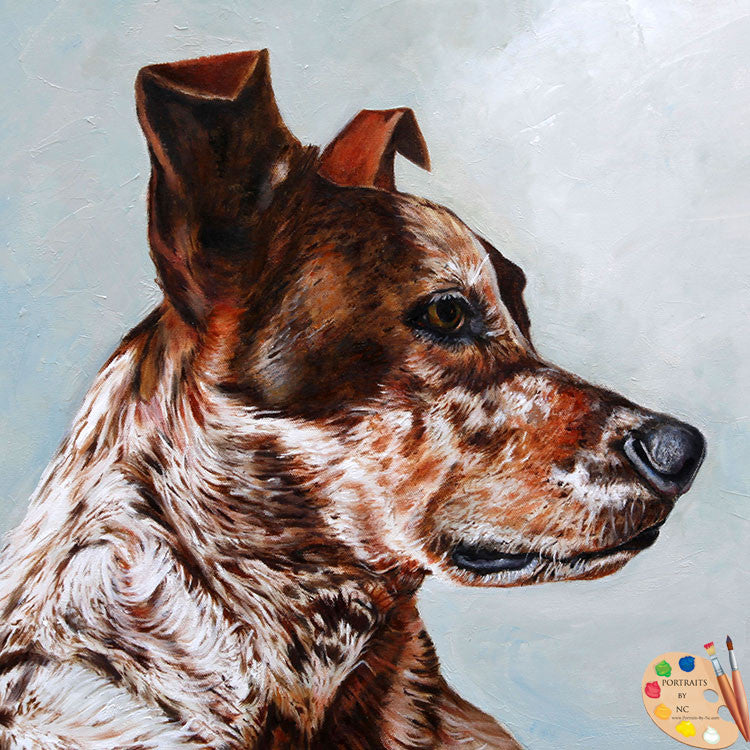 Herding Dog Painting 180