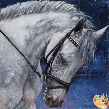 Horse Painting Humble Beauty 173