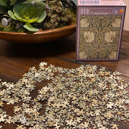 William Morris Pimpernel - Traditional Thick Jigsaw Puzzle for Adults 30 to 1000 Pieces