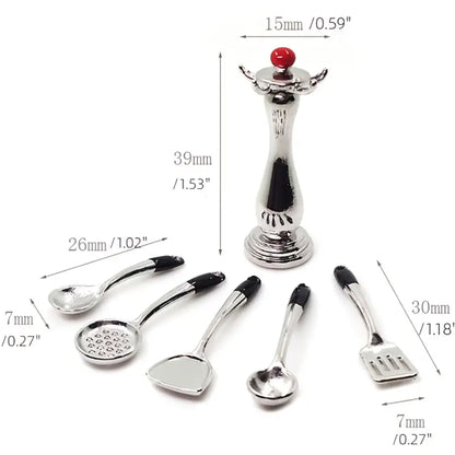 miniature utensils size chart