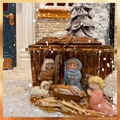 Nativity scene 1/12 scale Miniature