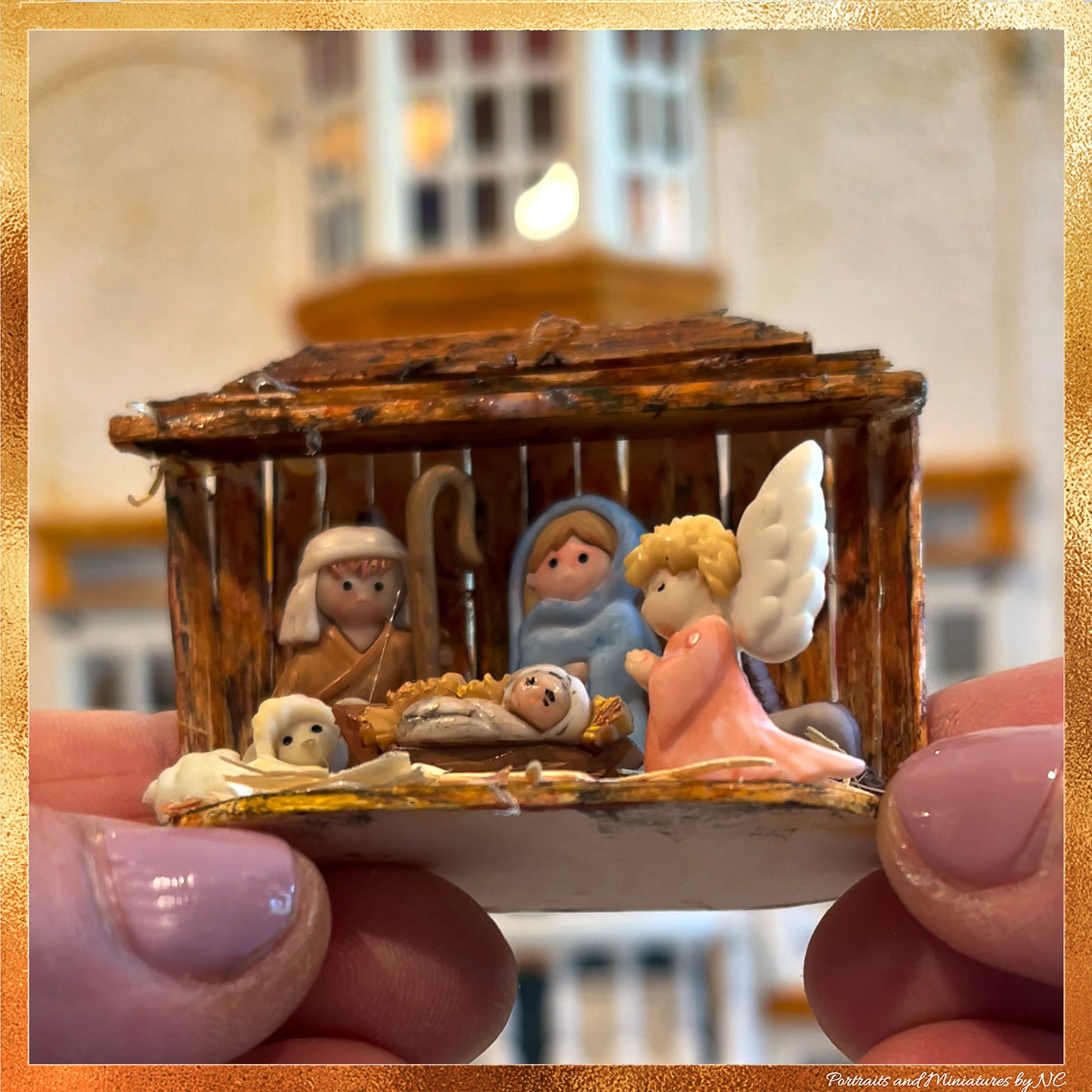 Dollhouse Nativity Scene