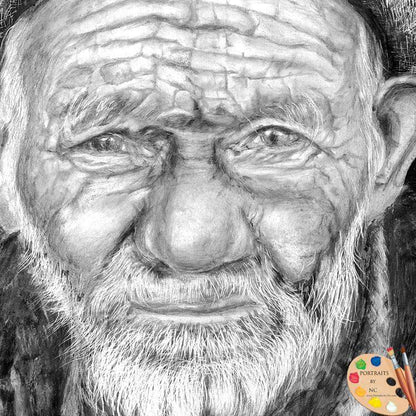 Old Man Portrait Perseverance 42 - Portraits by NC