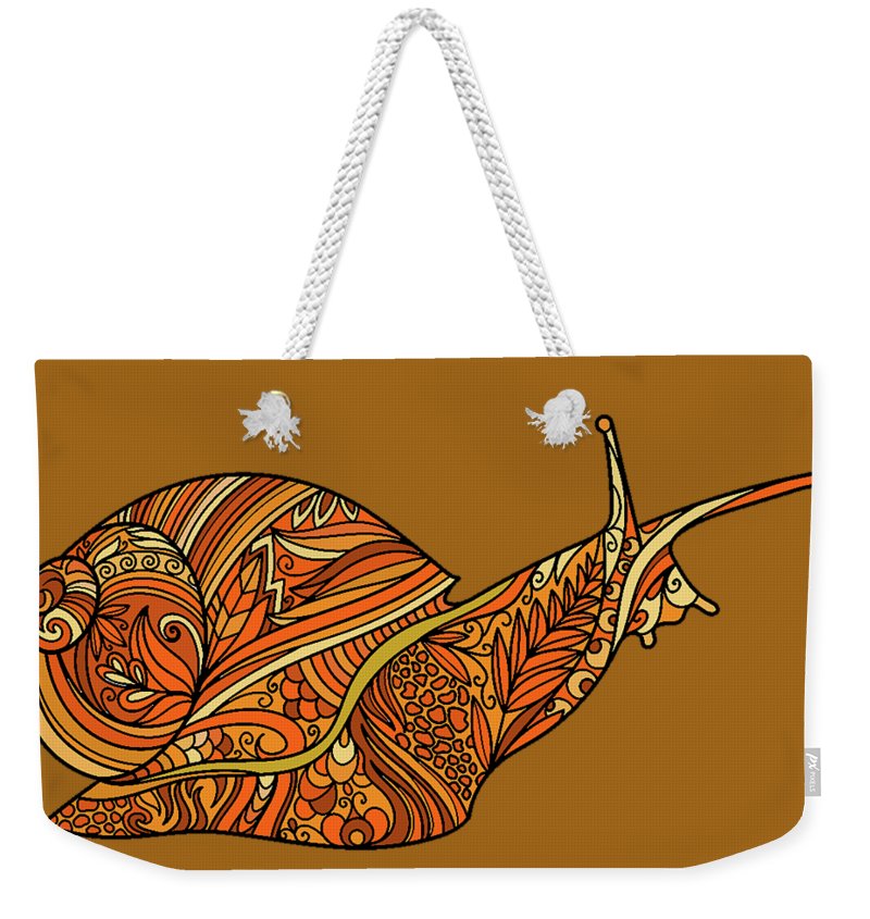 Orange Snail - Weekender Tote Bag