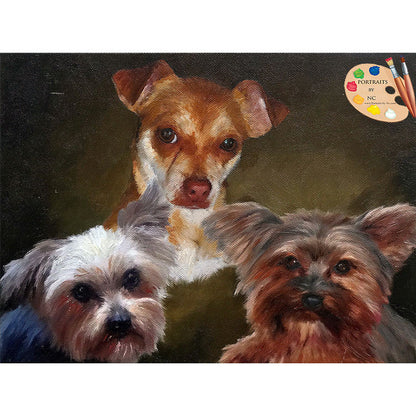 Group Dog Painting 571