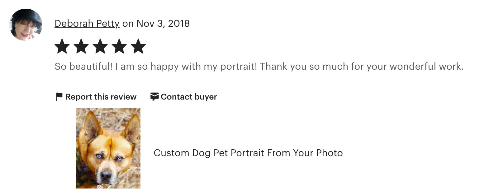 Pet Portrait Review