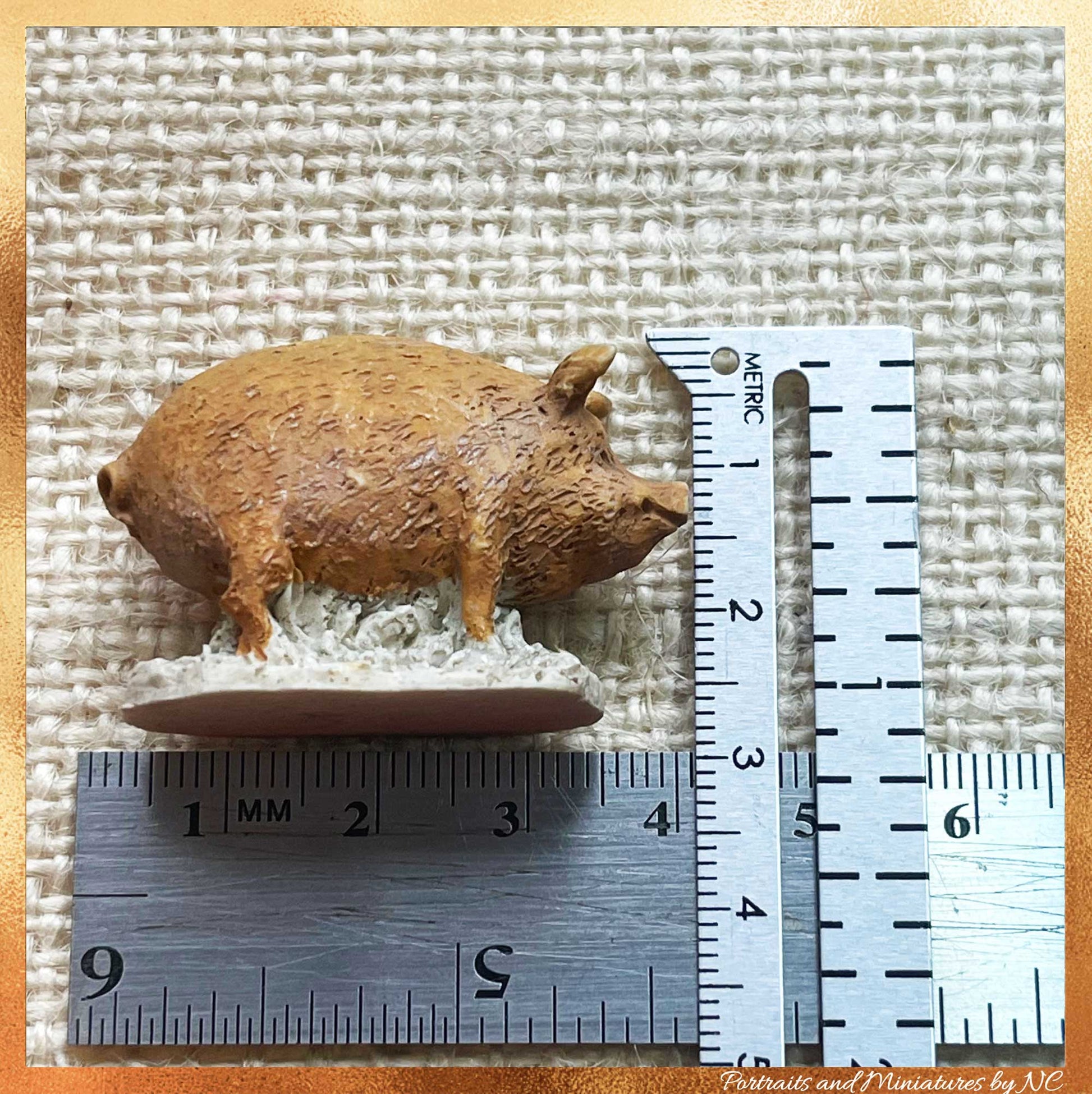 dollhouse pig measurement